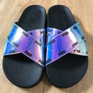 PINK Iridescent Slides